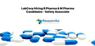 LabCorp Hiring B Pharma & M Pharma Candidates - Safety Associate