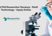 MSc & PhD Researcher Vacancy - Shell Technology - Apply Online