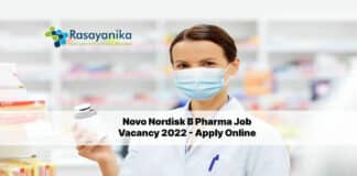 Novo Nordisk B Pharma Job Vacancy 2022 - Apply Online