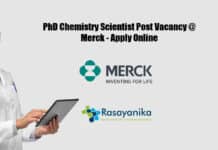 PhD Chemistry Scientist Post Vacancy @ Merck - Apply Online