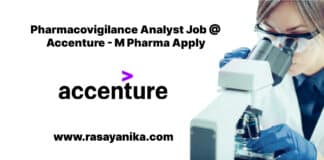 Pharmacovigilance Analyst Job @ Accenture - M Pharma Apply