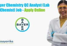 Bayer Chemistry QC Analyst