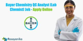Bayer Chemistry QC Analyst