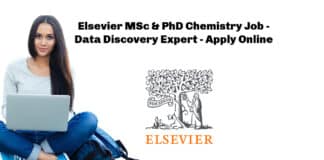 Elsevier MSc & PhD Chemistry Job - Data Discovery Expert - Apply Online