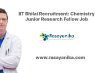 IIT Bhilai Recruitment: Chemistry Junior Research Fellow Job