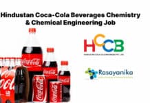 Hindustan Coca-Cola Beverages Chemistry & Chemical Engineering Job