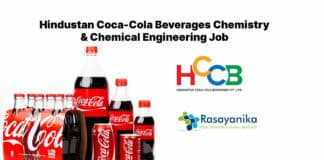 Hindustan Coca-Cola Beverages Chemistry & Chemical Engineering Job