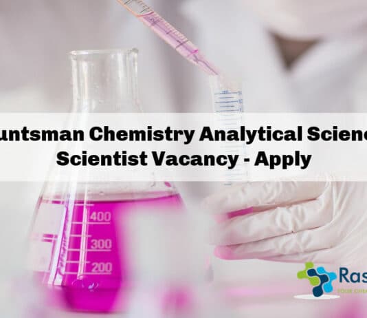 Huntsman Chemistry Analytical Science Scientist Vacancy - Apply