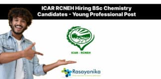 ICAR RCNEH Hiring BSc Chemistry Candidates - Young Professional Post