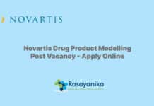 Novartis Drug Product Modelling Post Vacancy - Apply Online