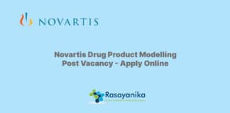 Novartis Drug Product Modelling Post Vacancy - Apply Online
