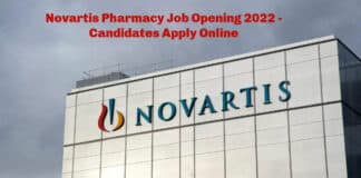 Novartis Pharmacy Job Opening 2022 - Candidates Apply Online
