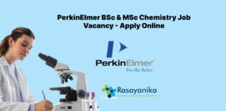 PerkinElmer BSc & MSc Chemistry Job Vacancy - Apply Online