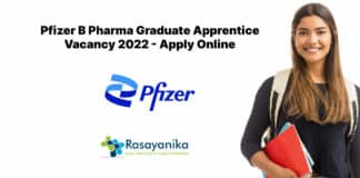 Pfizer B Pharma Graduate Apprentice Vacancy 2022 - Apply Online
