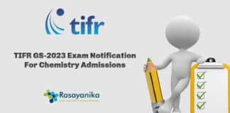 TIFR GS-2023 Exam Notification For Chemistry Admissions