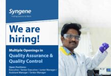 Syngene Jobs 2022 - Attend Walk-In-Drive