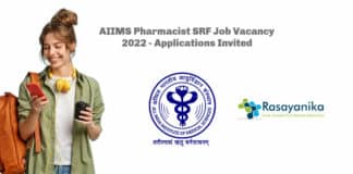 AIIMS Pharmacist SRF Job Vacancy 2022 - Applications Invited