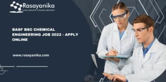 BASF BSc Chemical Engineering Job 2022 - Apply Online