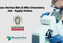 Bureau Veritas BSc & MSc Chemistry Job - Apply Online