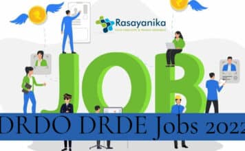 DRDO Award of Chemistry JRF & RA - With Stipend - Application Invited