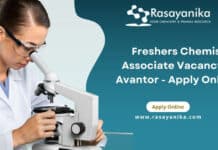 Freshers Chemistry Associate Vacancy @ Avantor - Apply Online