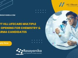 Govt HLL Lifecare Multiple Job Opening For Chemistry & Pharma Candidates