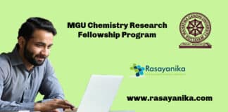 MGU Chemistry Research Fellowship Program - Applications Invited