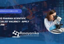 Mars Pharma Scientific Specialist Vacancy - Apply Online