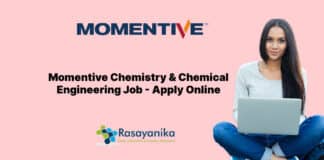 Momentive Chemistry & Chemical Engineering Job - Apply Online