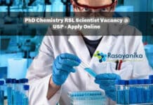 PhD Chemistry RSL Scientist Vacancy @ USP - Apply Online