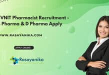 SVNIT Pharmacist Recruitment - B Pharma & D Pharma Apply