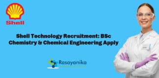 Shell Technology Recruitment: BSc Chemistry & Chemical Engineering Apply