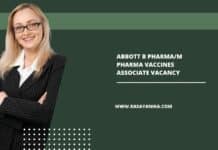 Abbott B Pharma/M Pharma Vaccines Associate Vacancy