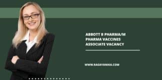 Abbott B Pharma/M Pharma Vaccines Associate Vacancy