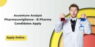 Accenture Analyst Pharmacovigilance - B Pharma Candidates Apply