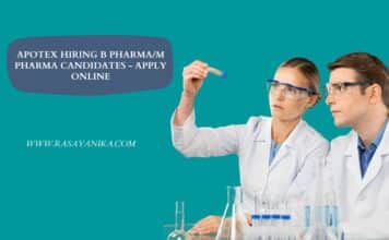 Apotex Hiring B Pharma/M Pharma Candidates – Apply Online Apotex Hiring B Pharma/M Pharma Candidates - Apply Online