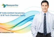 BASF India Limited Vacancies: MSc & M Tech Chemistry Apply