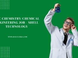 BSc Chemistry/Chemical Engineering Job - Shell Technology