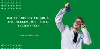 BSc Chemistry/Chemical Engineering Job - Shell Technology