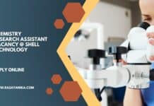 Chemistry Research Assistant Vacancy @ Shell Technology