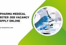 D Pharma Medical Writer Job Vacancy - Apply Online