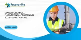 Diageo Chemical Engineering Job Opening 2022 - Apply Online
