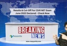 Exam Results & Cut-Off For CSIR NET Exam June 2022 Declared - Check Now