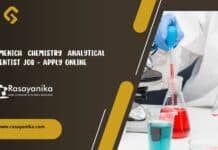 Firmenich Chemistry Analytical Scientist Job - Apply Online