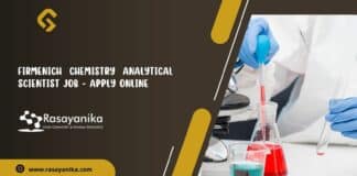 Firmenich Chemistry Analytical Scientist Job - Apply Online