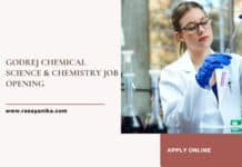 Godrej Chemical Science & Chemistry Job Opening 2022