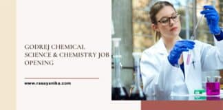 Godrej Chemical Science & Chemistry Job Opening 2022