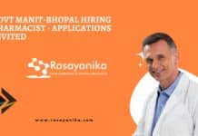 Govt MANIT-Bhopal Hiring Pharmacist - Applications Invited