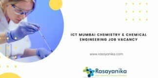 ICT Mumbai Chemistry & Chemical Engineering Job Vacancy