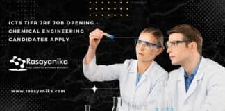 ICTS TIFR JRF Job Opening - Chemical Engineering Candidates Apply